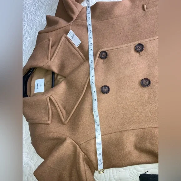 Women's Classic Camel Peacoat NWT - Picture 7 of 14